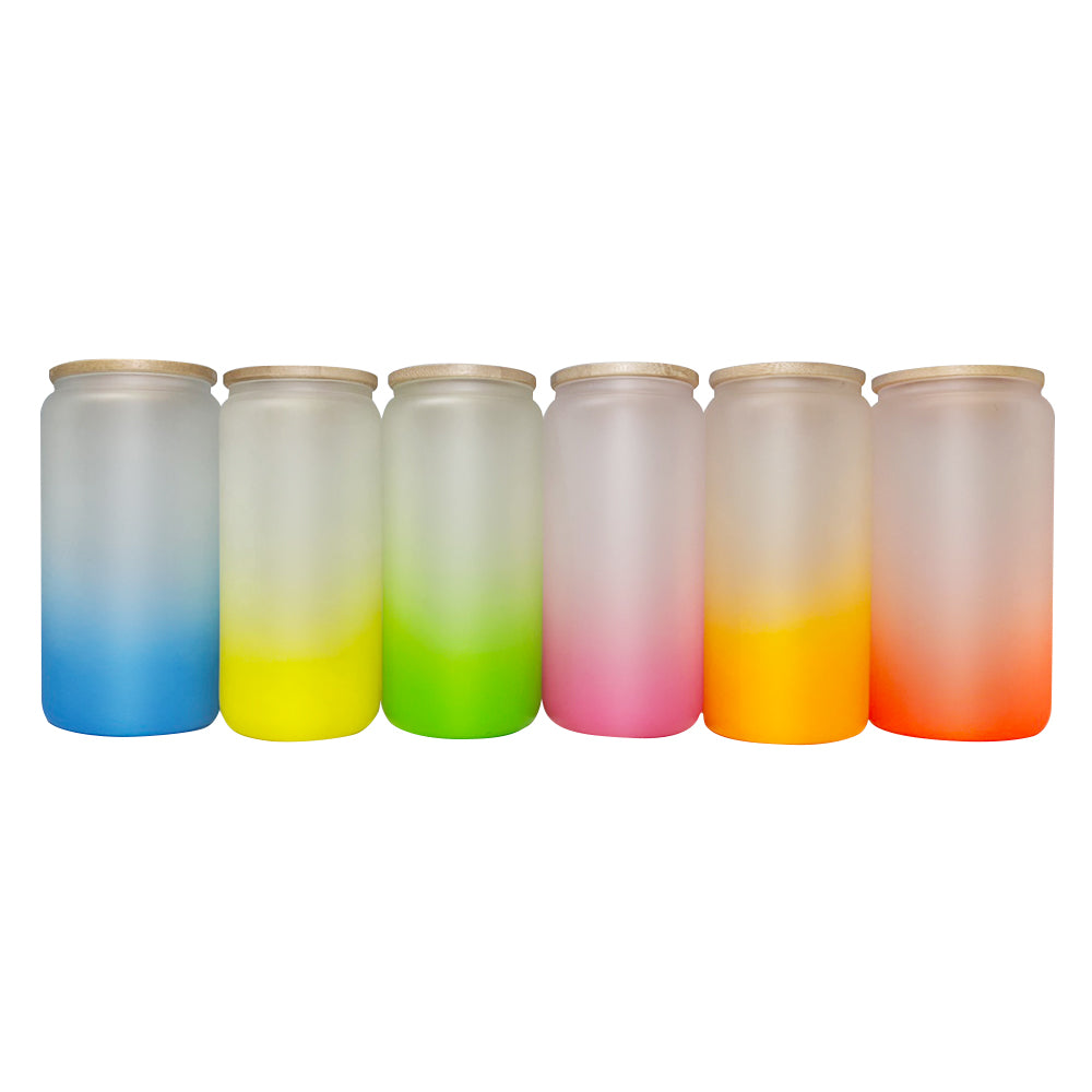 20oz Colored Glass Can Cup