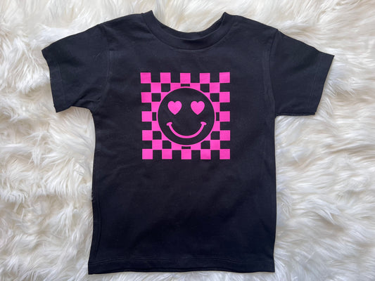 Checkered Pink Smile