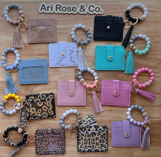 Silicone Wristlets with Wallet